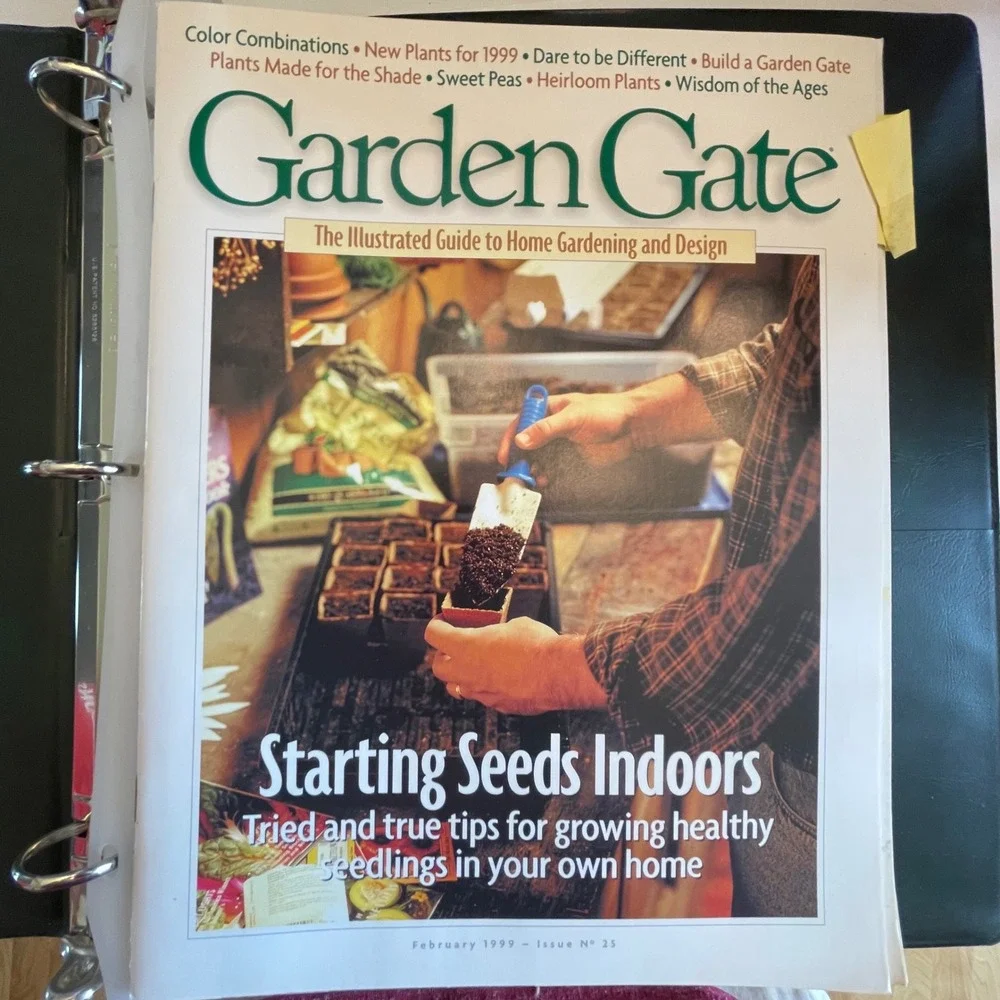 Garden Gate Magazine 1999 Issues 25-30 Collection with Official Green Binder